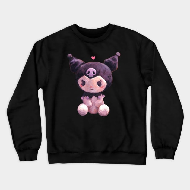 Kawaii bear cat Crewneck Sweatshirt by Ansekenamun